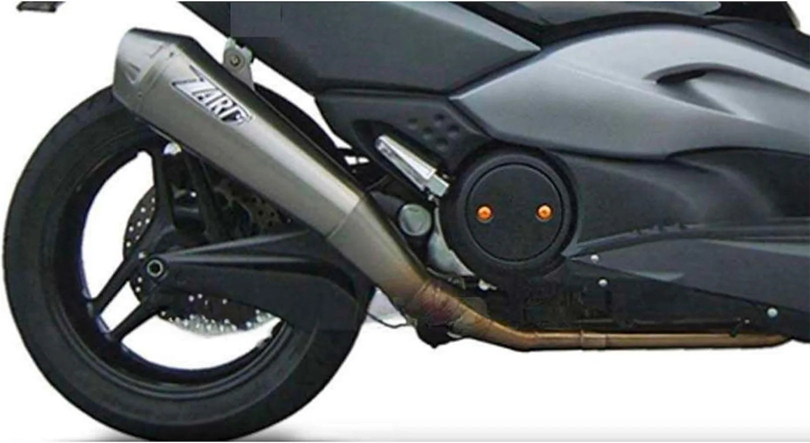 Complete Exhaust System Without Catalytic Converter And Without Sound Certification Conical Titanium - Zard Compatible With Yamaha T-Max 500 (2008-2011)