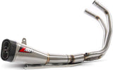 Complete Exhaust System Without Catalytic Converter And Without Sound Certification Stainless Steel Endcap Carbon - Zard Compatible With Yamaha Xsr 700 (2014-2023)