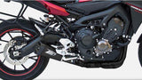 Complete Exhaust System Without Catalytic Converter And Without Sound Certification Steel Black - Zard Compatible With Yamaha Tracer 900 (2015-2016)