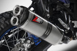 Exhaust Tip Without Sound Certification Stainless Steel Endcap Carbon - Zard Compatible With Yamaha Ténéré 700 (2019-2020)