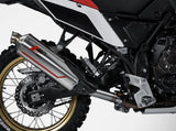 Exhaust Tip Without Sound Certification Sabbia Stainless Steel - Zard Compatible With Yamaha Ténéré 700 (2021-2023)