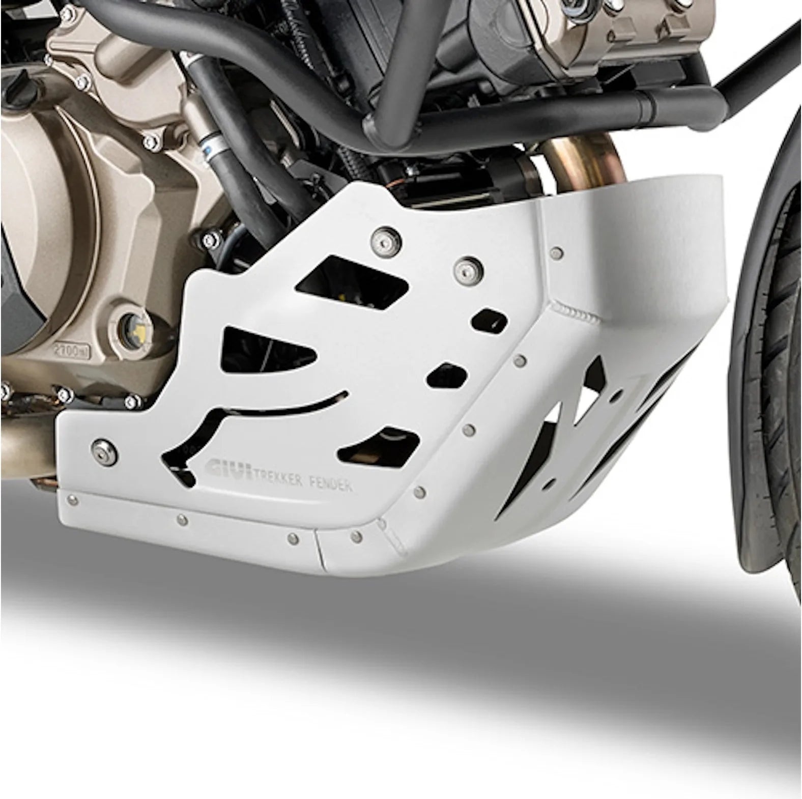 Aluminium Oil Carter Protector Aluminium - Givi Compatible With Suzuki V-Strom 1050 - Se (2020-2024)
