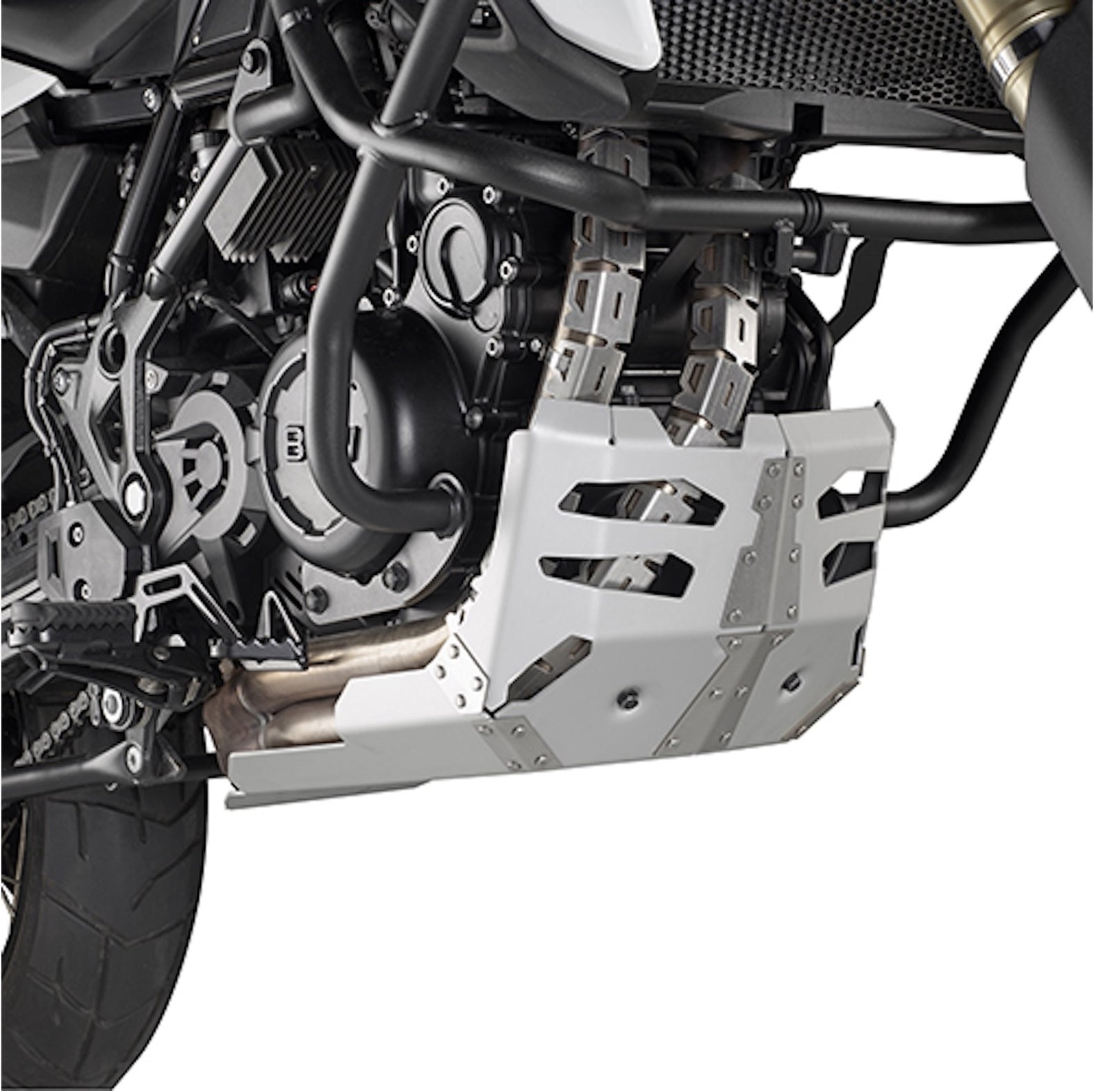 Aluminium Oil Carter Protector Aluminium - Givi Compatible With Bmw F 650 Gs (2008-2017)