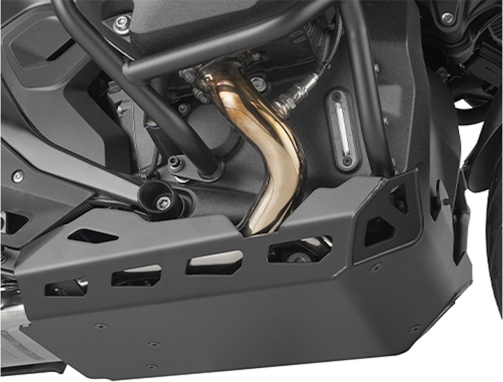 Black Aluminium Oil Carter Protector Aluminium - Givi Compatible With Bmw R 1300 Gs Adventure (2025)