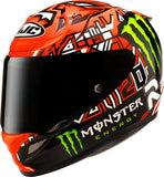 Full-Face Motorcycle Helmet Hjc Rpha 12 P.I.M. Evo (Carbon-Aramid/Fiberglass/Natural Fiber) Mc1 Quartararo Replica Ii Size 07 S