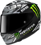 Full-Face Motorcycle Helmet Hjc Rpha 12 P.I.M. Evo (Carbon-Aramid/Fiberglass/Natural Fiber) Mc5 Quartararo Replica Size 08 M