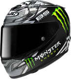 Full-Face Motorcycle Helmet Hjc Rpha 12 P.I.M. Evo (Carbon-Aramid/Fiberglass/Natural Fiber) Mc5 Quartararo Replica Size 11 Xxl