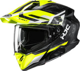 Full-Face Motorcycle Helmet Hjc Rpha 60 P.I.M. Evo (Carbon-Aramid/Fiberglass) Mc3Hsf Dakar Size 07 S
