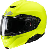 Flip-Up Motorcycle Helmet Hjc Rpha 91 P.I.M. Evo (Carbon-Aramid/Fiberglass/Natural Fiber) Fluorescent Green Size 07 S