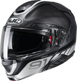 Flip-Up Motorcycle Helmet Hjc Rpha 91 P.I.M. Evo (Carbon-Aramid/Fiberglass/Natural Fiber) Mc5Sf Rafino Size 08 M
