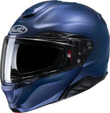 Flip-Up Motorcycle Helmet Hjc Rpha 91 P.I.M. Evo (Carbon-Aramid/Fiberglass/Natural Fiber) Semi Flat Metallic Blue Size 05 Xxs