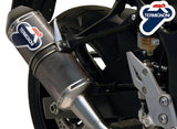 Exhaust Tip With Noise Certification Relevance Carbon Carbon Cap - Termignoni Compatible With Suzuki Gsr 750 (2011-2019)