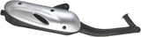 Complete Exhaust System Without Catalytic Converter And Without Sound Certification Lv One Evo Stainless Steel Carbon Fiber End Cap - Leovince Compatible With Yamaha Xp 530 T-Max Abs (2017-2019)