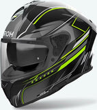 Full-Face Motorcycle Helmet Airoh Spark 2 - Sp2Sh31 Thermoplastic Hrt Gloss Yellow Shadow Size Xxl