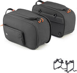 Side Bags St105 + Side Bags Holder - Kappa Moto Compatible With Yamaha Tracer 9 - Gt (2021-2023)