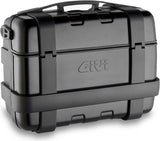 Monokey Trekker Black Aluminium Top Case - 33 Lt 6Kg Trekker Aluminium - Givi Compatible With Ktm 1290 Super Adventure S (2017-2020)
