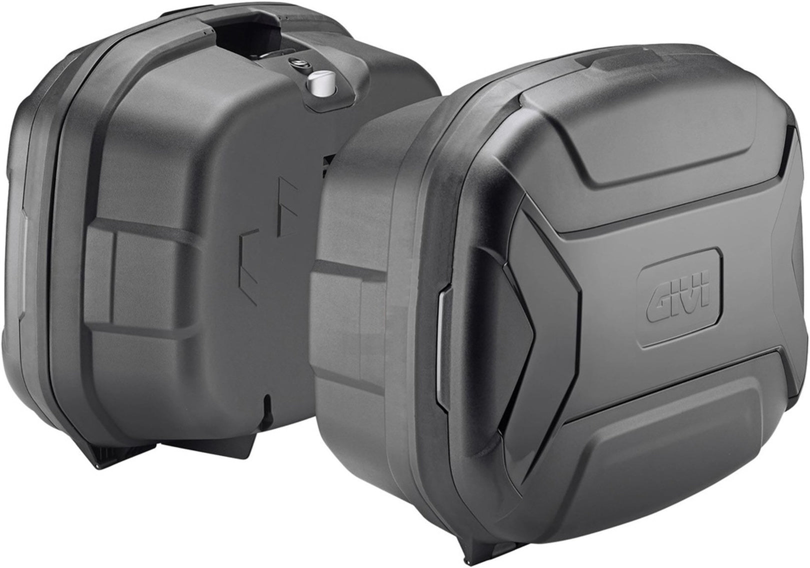 Monokey Trekker Lite Black Side Cases - 70 Lt Trekker Lite Technopolymer - Givi Compatible With Moto Guzzi Stelvio 1000 (2024)