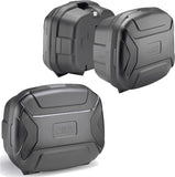 Trekker Lite Black Top Case + Side Cases - 105 Lt Trekker Lite Technopolymer - Givi Compatible With Benelli Trk 702 (2023-2024)