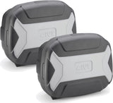 Monokey Trekker Lite Gray Side Cases - 70 Lt Trekker Lite Technopolymer - Givi Compatible With Honda Nc 750 X (2016-2020)