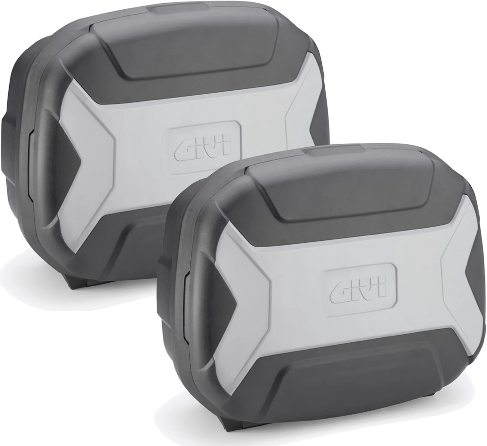 Monokey Trekker Lite Gray Side Cases - 70 Lt Trekker Lite Technopolymer - Givi Compatible With Ktm 1290 Super Adventure S (2021-2024)