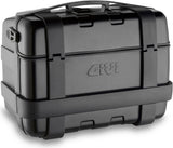 Monokey Trekker Black Aluminium Top Case - 46 Lt Trekker Aluminium - Givi Compatible With Yamaha Tdm 900 (2002-2014)
