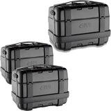 Trekker Black Top Case + Side Cases - 138 Lt Trekker Aluminium - Givi Compatible With Yamaha Tracer 900 - Gt (2018-2020)