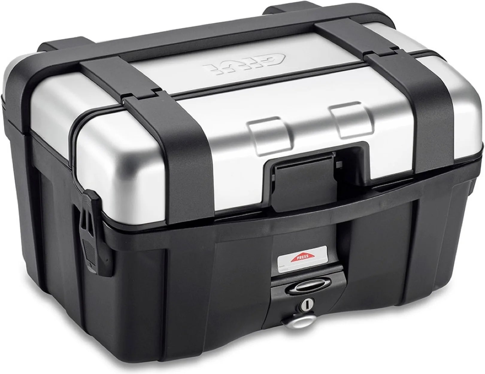 Monokey Trekker Aluminium Top Case - 46 Lt Trekker Aluminium - Givi Compatible With Ktm 890 Smt (2023-2024)