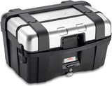 Monokey Trekker Aluminium Top Case - 46 Lt Trekker Aluminium - Givi Compatible With Yamaha Fzs 1000 Fazer (2001-2002)
