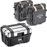 Trekker Canyon Top Case + Side Bags - 96 Lt Trekker Canyon Technopolymer - Givi Compatible With Suzuki Gsr 600 (2006-2011)