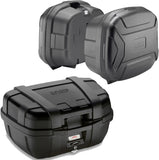 Trekker Lite Black Top Case + Side Cases - 122 Lt Trekker Lite Technopolymer - Givi Compatible With Benelli Trk 702 X (2023-2024)
