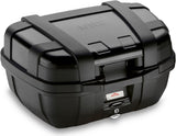 Monokey Trekker Black Aluminium Top Case - 52 Lt Trekker Aluminium - Givi Compatible With Honda Dominator 650 (1990-1992)