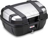 Monokey Trekker Aluminium Top Case - 52 Lt Trekker Aluminium - Givi Compatible With Honda Dominator 650 (1992-1994)