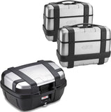 Trekker Top Case + Side Cases - 144 Lt Trekker Aluminium - Givi Compatible With Honda Nc 750 X (2021-2025)