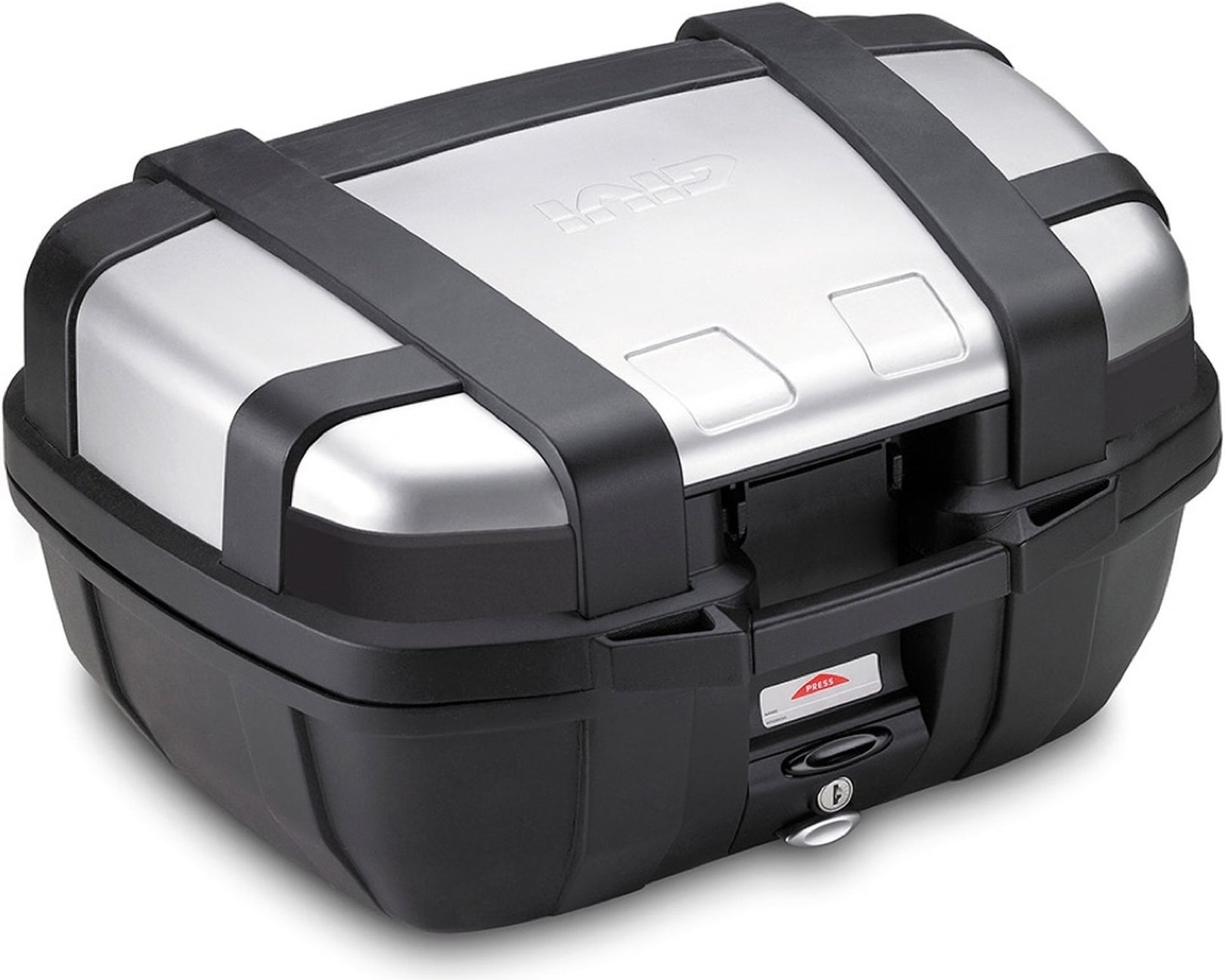 Monokey Trekker Aluminium Top Case - 52 Lt Trekker Aluminium - Givi Compatible With Sym Joymax 300 Z+ (2021-2024)