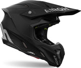 Off-Road Motorcycle Helmet Airoh Twist 3 - Tw311 Thermoplastic Hrt Matte Black Color Size Xxl
