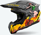 Off-Road Motorcycle Helmet Airoh Twist 3 - Tw3Ad35 Thermoplastic Hrt Gloss Adventure Size L