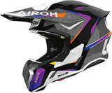 Off-Road Motorcycle Helmet Airoh Twist 3 - Tw3H38 Thermoplastic Hrt Gloss Hustle Size M