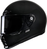 Full-Face Motorcycle Helmet Hjc V10 Advanced Fiberglass Composite Black Size 06 Xs
