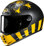 Full-Face Motorcycle Helmet Hjc V10 Advanced Fiberglass Composite Mc3Sf Crania Size 08 M