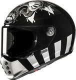 Full-Face Motorcycle Helmet Hjc V10 Advanced Fiberglass Composite Mc5 Crania Size 09 L