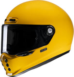 Full-Face Motorcycle Helmet Hjc V10 Advanced Fiberglass Composite Deep Yellow Size 09 L