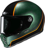 Full-Face Motorcycle Helmet Hjc V10 Advanced Fiberglass Composite Mc47 Hodu Size 08 M