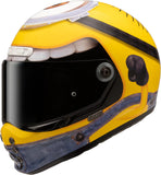 Full-Face Motorcycle Helmet Hjc V10 Advanced Fiberglass Composite Mc3 Stuart Minions Size 11 Xxl