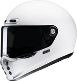 Full-Face Motorcycle Helmet Hjc V10 Advanced Fiberglass Composite White Size 10 Xl