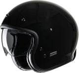 Urban Motorcycle Helmet Hjc V31 Advanced Fiberglass Composite Black Size 08 M