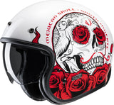Urban Motorcycle Helmet Hjc V31 Advanced Fiberglass Composite Mc1 Desto Size 08 M