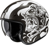 Urban Motorcycle Helmet Hjc V31 Advanced Fiberglass Composite Mc5 Flame Size 09 L