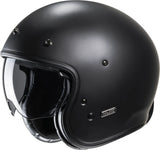 Urban Motorcycle Helmet Hjc V31 Advanced Fiberglass Composite Semi Flat Black Size 06 Xs