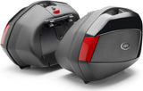 Monokey Side Black Side Cases - 70 Lt Technopolymer - Givi Compatible With Suzuki V-Strom 800 Se (2023-2024)
