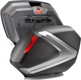 Monokey Side Silver Side Cases - 74 Lt Technopolymer - Givi Compatible With Yamaha Tracer 9 - Gt - Gt+ (2021-2024)